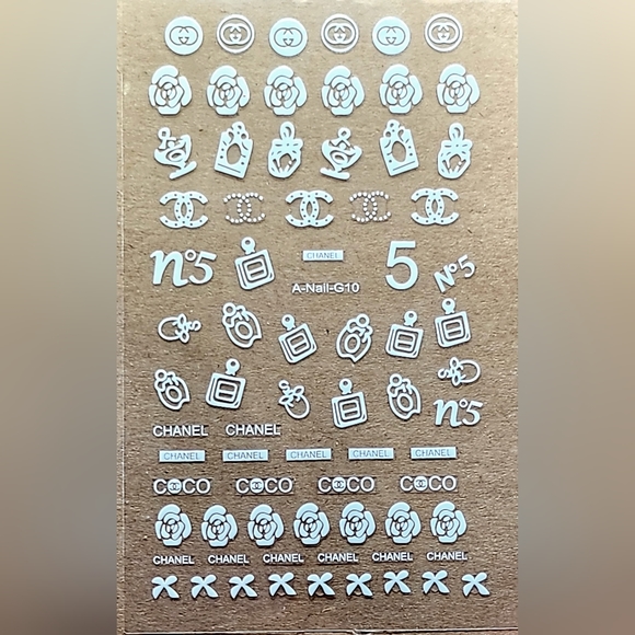 NWT Nail Art Design Decal Stickers N°60! - Picture 8 of 16